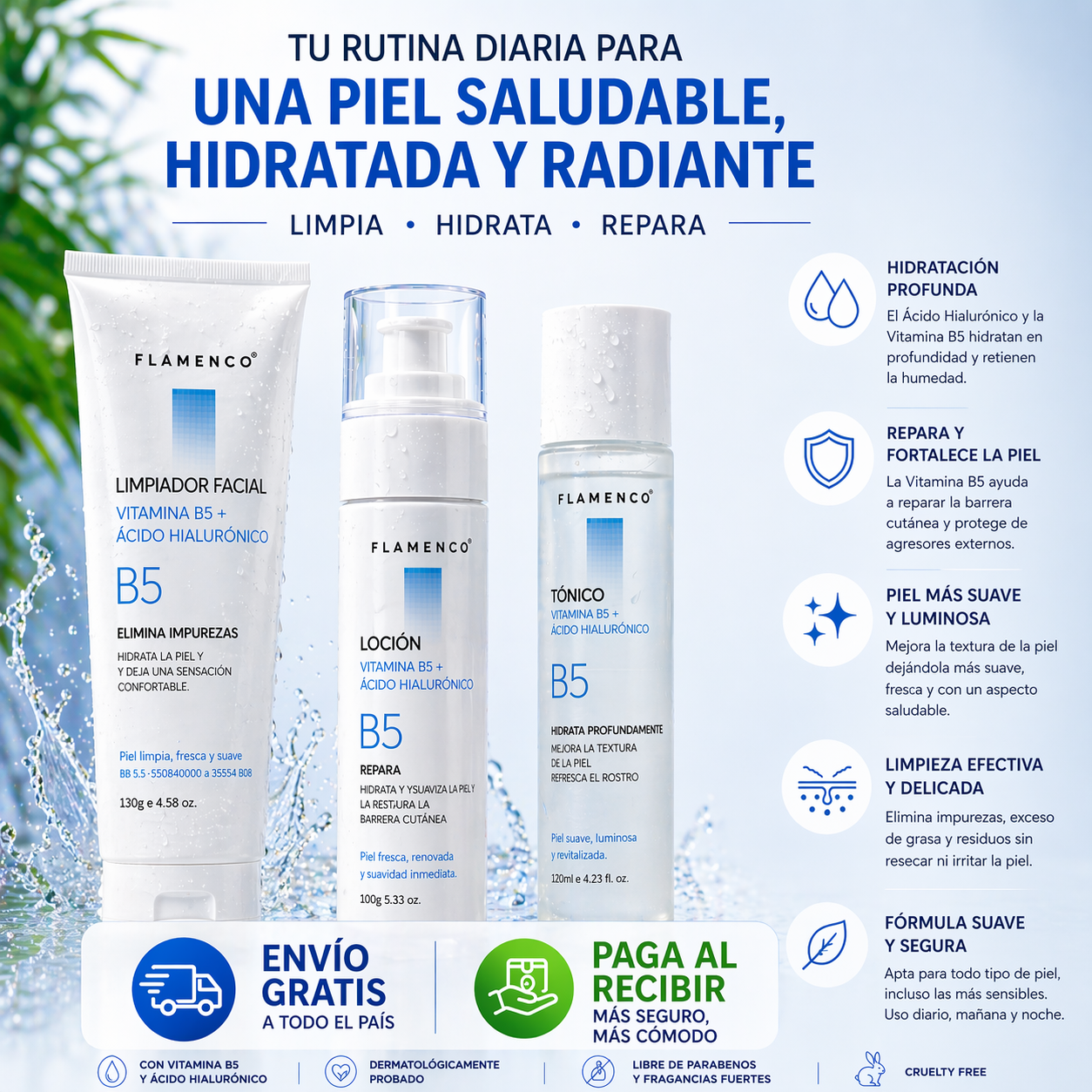 Kit Vitamina B5+Ácido Hialurónico