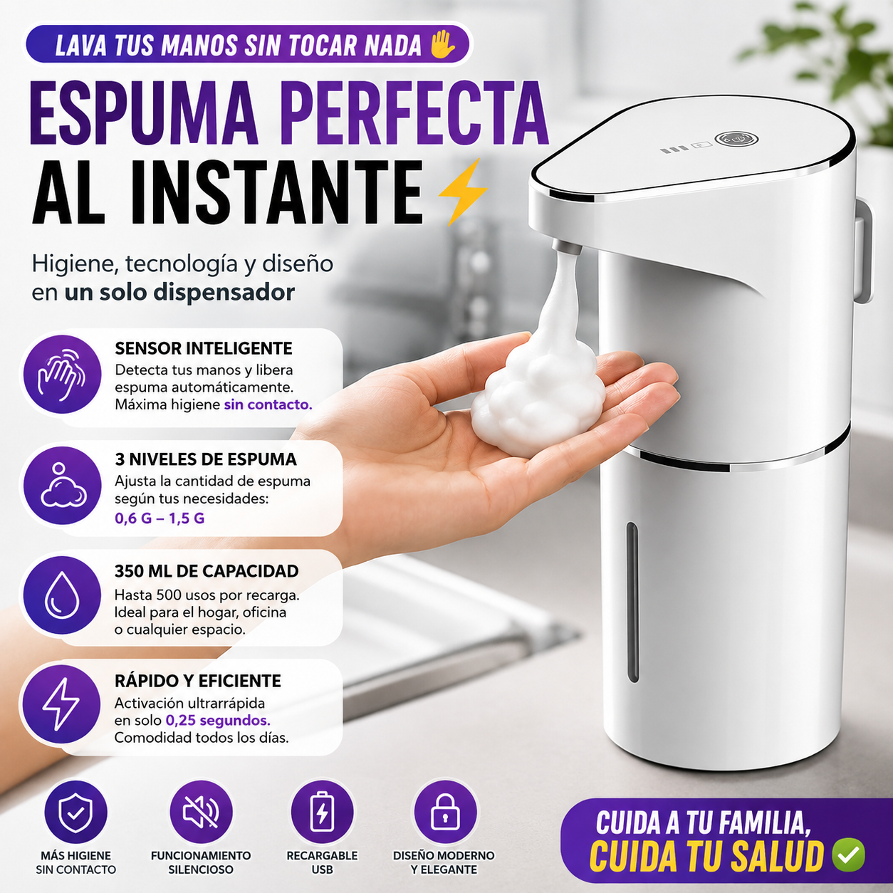 Dispensador Automático Jabón