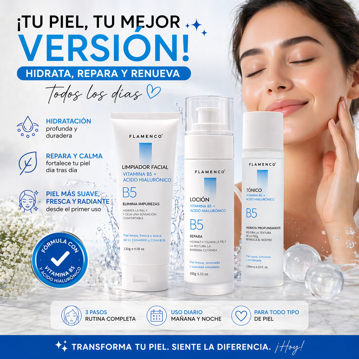 Kit Vitamina B5+Ácido Hialurónico