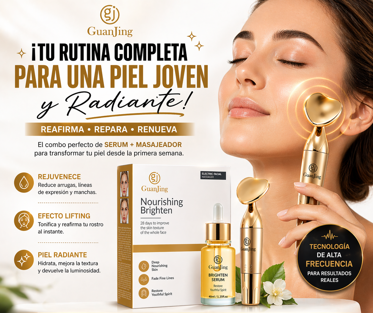 Kit Serum+Masajeador Portátil