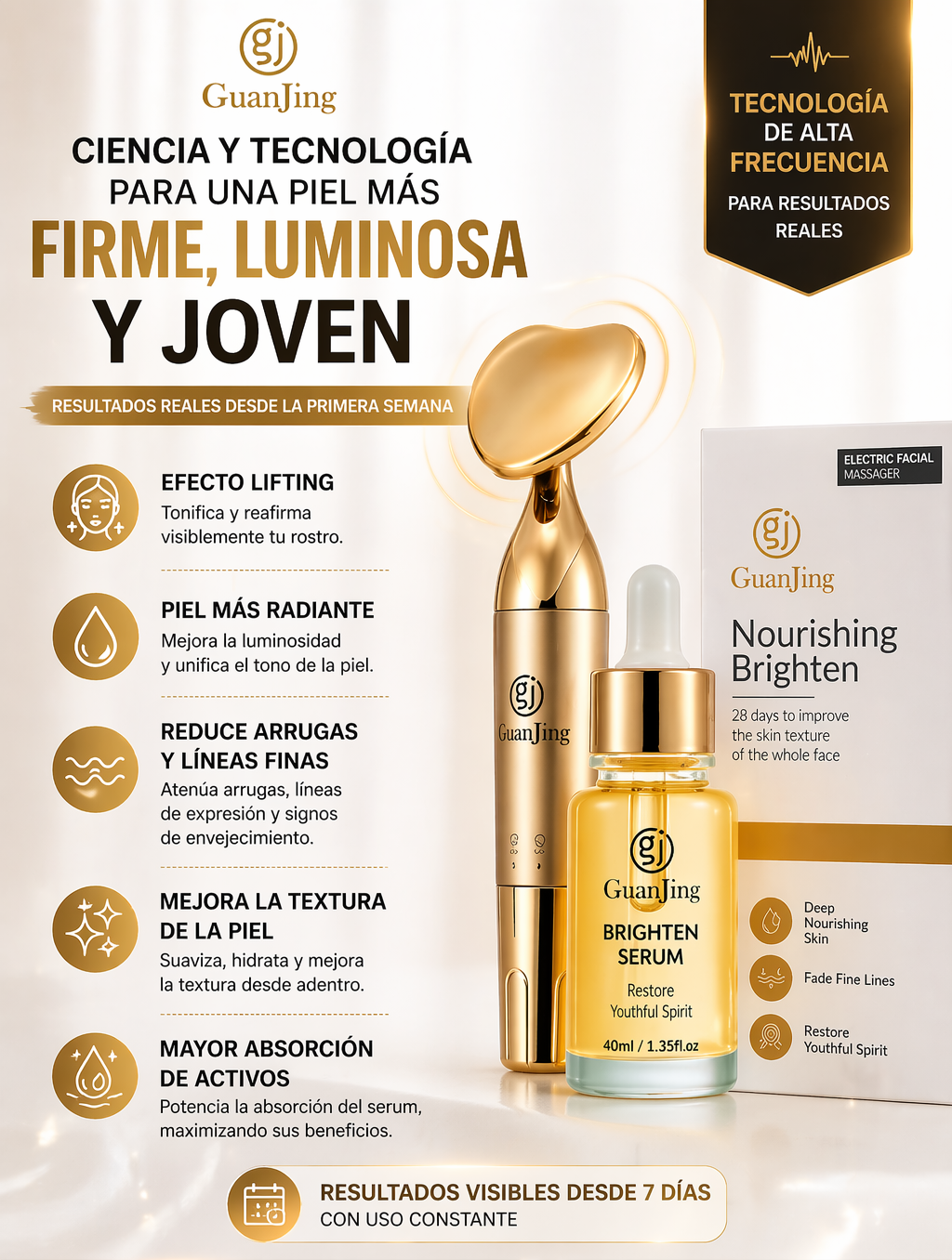 Kit Serum+Masajeador Portátil