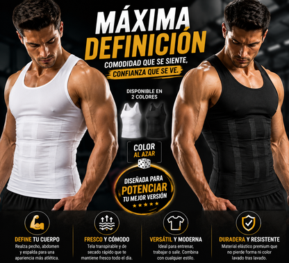 Camiseta comprimida para hombre