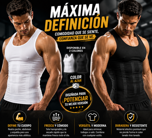Camiseta comprimida para hombre
