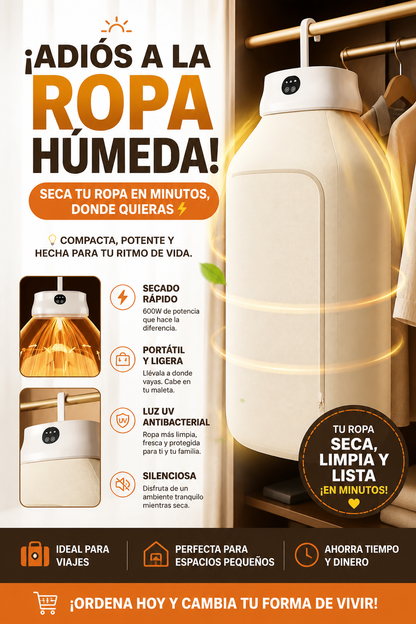 Secadora Ropa Portátil