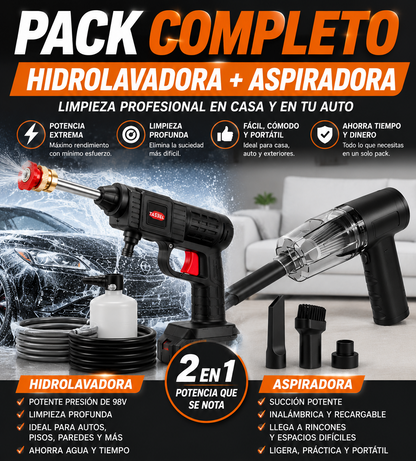 Pack Hidrolavadora+Aspiradora