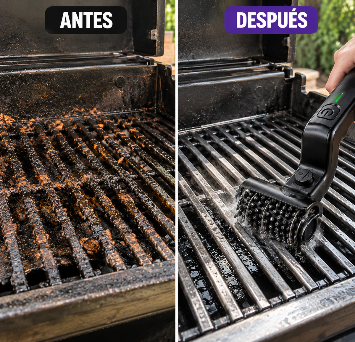 Cepillo De Limpieza De Parrilla