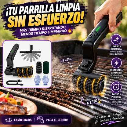 Cepillo De Limpieza De Parrilla
